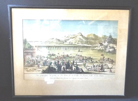 Daumont Optical Engraving Perspective of City of Beijing