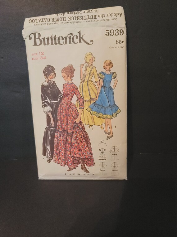 Butterwick Centennial Dress circa 1976
