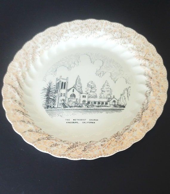Methodist Church Kingsburg CA Plate