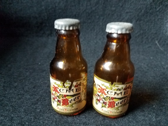 Mid Century Acme Beer Salt and Pepper