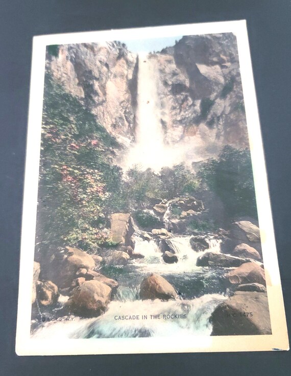 Rockies Waterfall Photograph