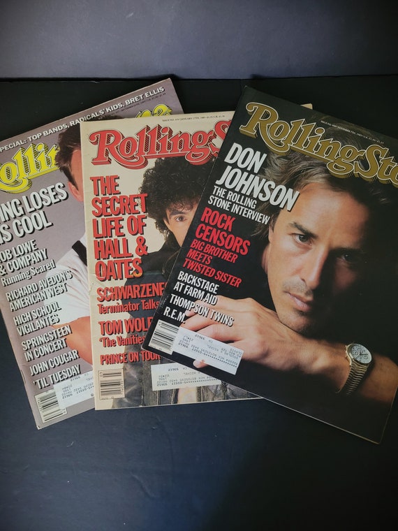 Three 1985 Rolling Stone Magazines