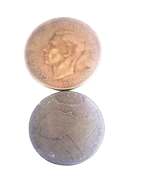 1943 Australian Penny & 1844 Spanish 8 Maravedis: Large Copper Coins Lot 9