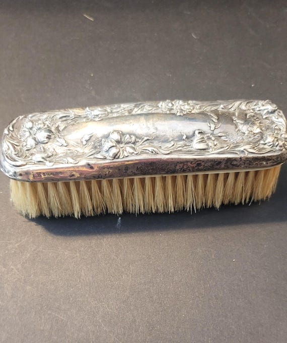 Sterling Silver Clothing Brush Late 1800s