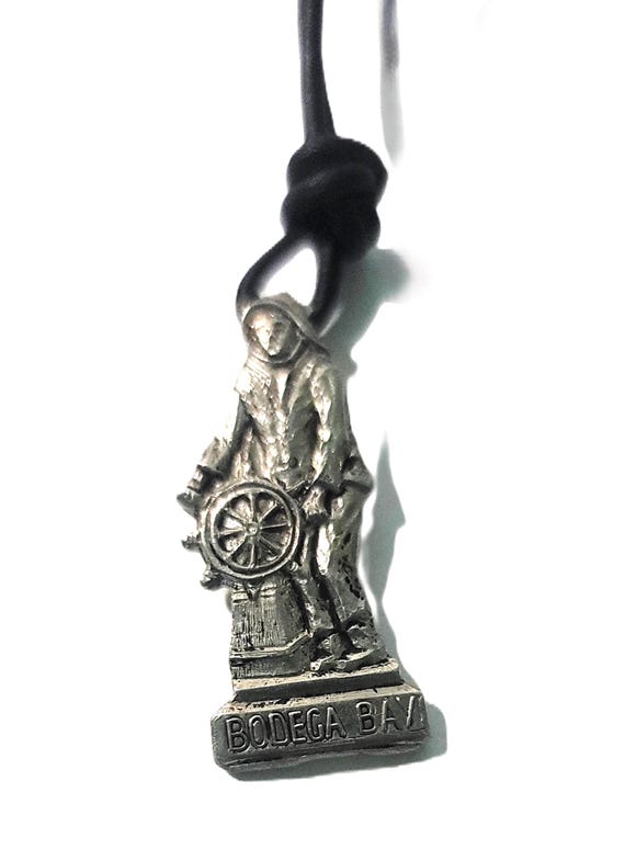 Souvenir Spoon Pendent Necklace Bodega Bay CA