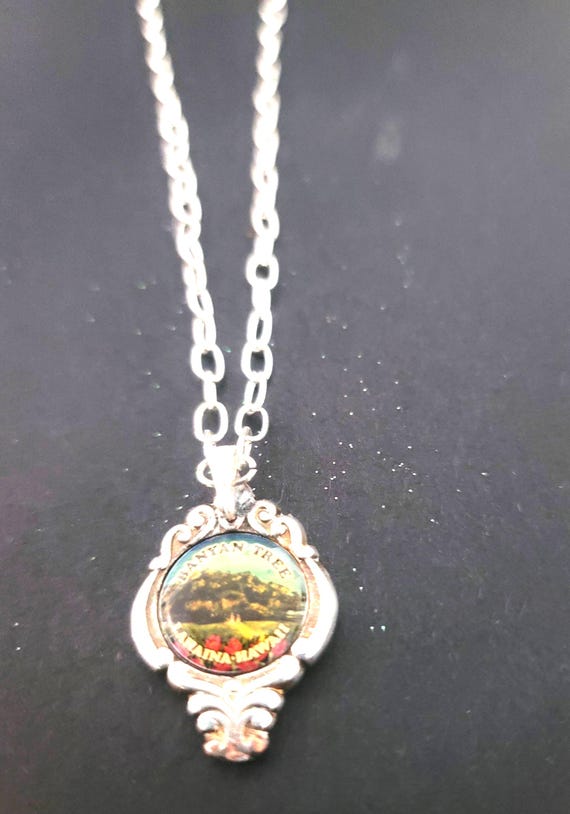 Lahaina Banyan Tree Souvenir Spoon Necklace