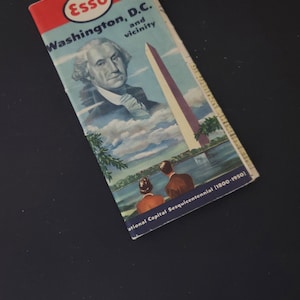 Esso Washington DC en omgevingskaart 1950