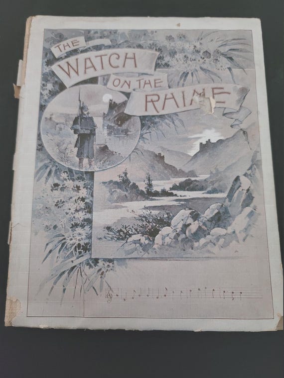 The Watch on the Rhine Songbook circa 1894