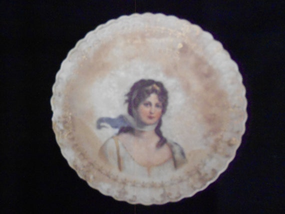 Advertising Antique Sterling China Plate