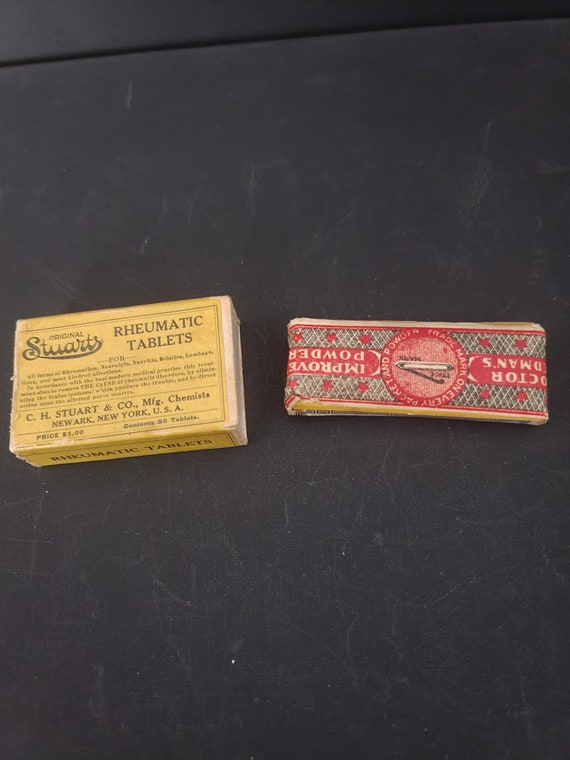 Early 1900s Drug Packaging