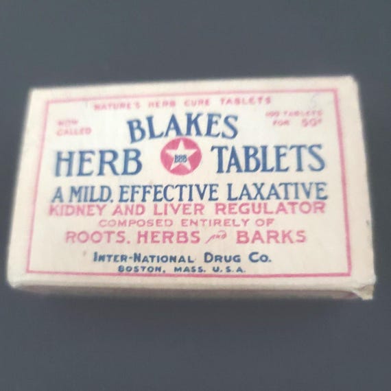 Early 1900s Laxative Boxes