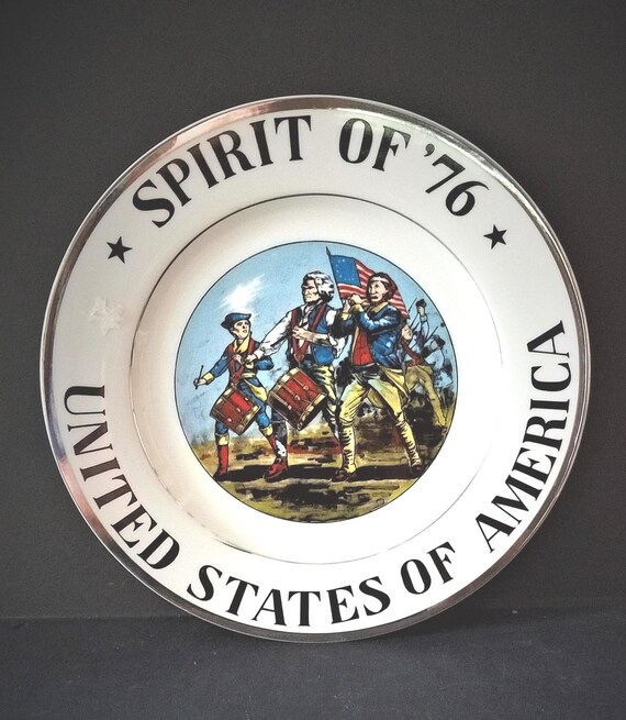Spirit of 76 Bicentennial plate