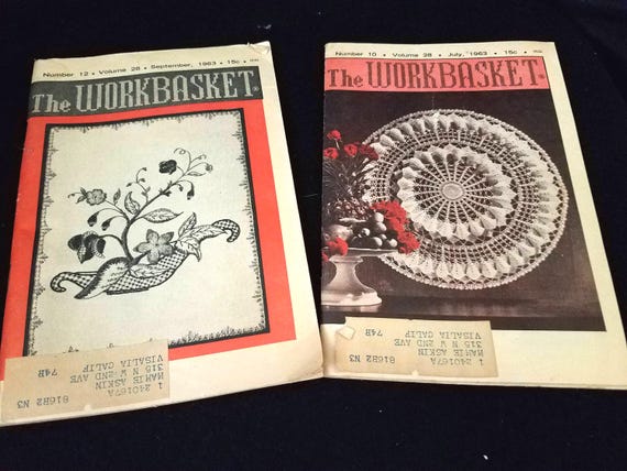 1963 The Workbasket Craft magazine