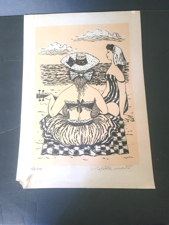 Fletcher Martin Signed Lithograph