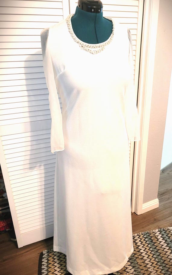 Handmade White Vintage Dress