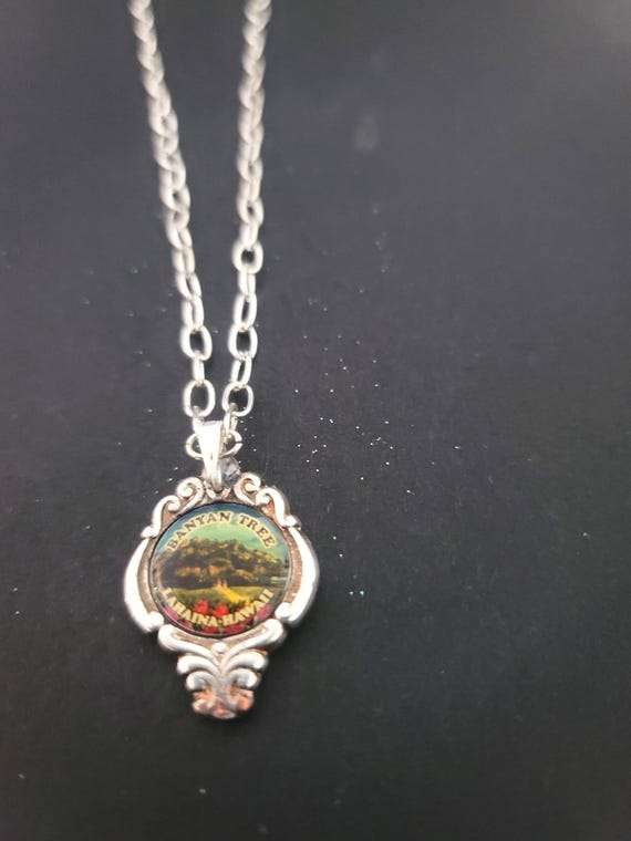 Lahaina Banyan Tree Souvenir Spoon Necklace