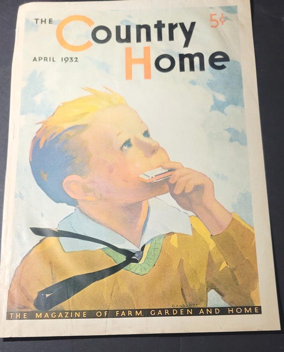 Cover from The Country Home Magazine April 1932