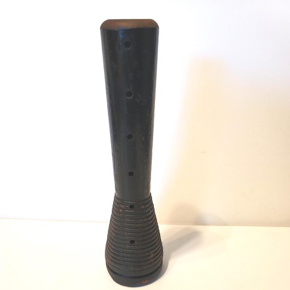 Antique Beehive Bobbin Candle Holder