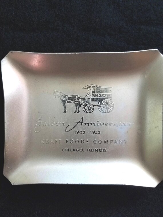 Kraft Foods Anniversary Ashtray 1953