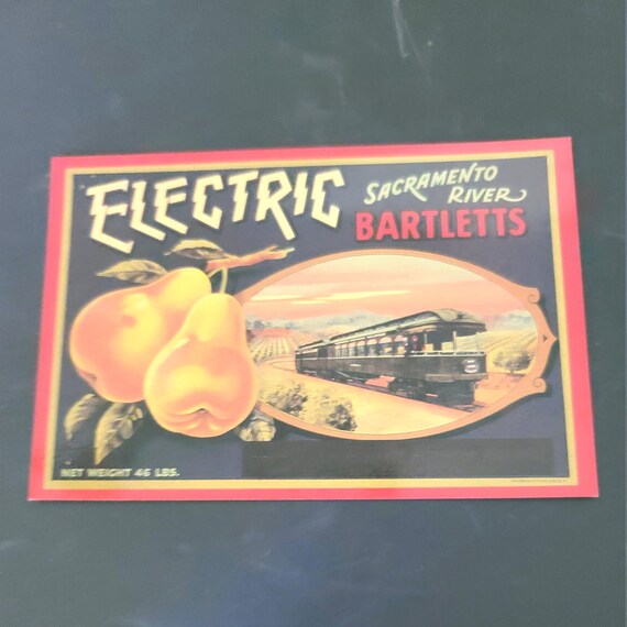 Fruit Label Unused Postcard