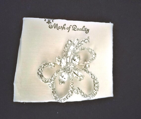 1950s Rhinestone Brooch