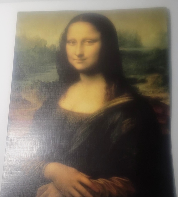 Mona Lisa Masterpiece Information Print