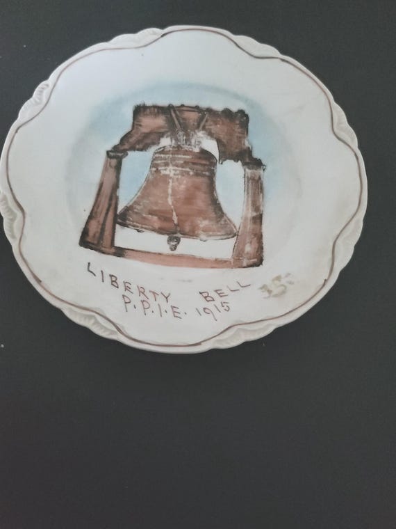Liberty Bell Plate Panama Pacific International Expo 1919