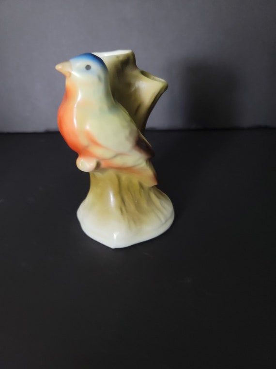 Czech Bird Double Vase