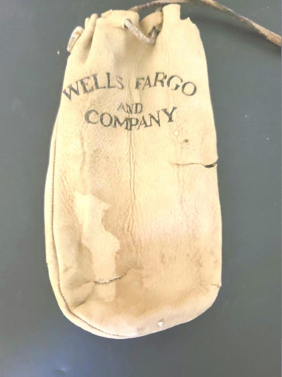 RARE Wells Fargo Gold Nugget Poke