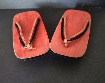 1940s Komo Geta Japanese Sandals
