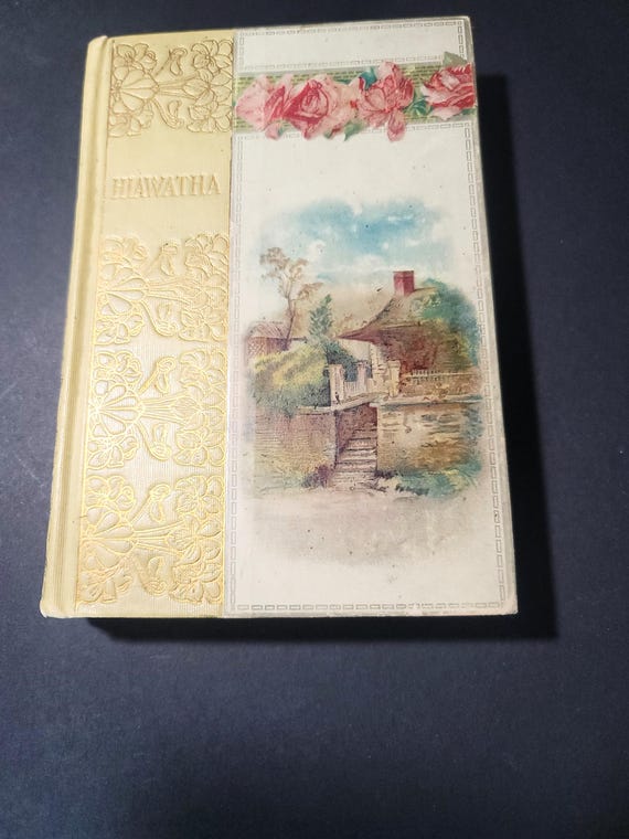 1895 Song of Hiawatha Henry Wadsworth Longfellow First Edition by Hurst & Co Publishers