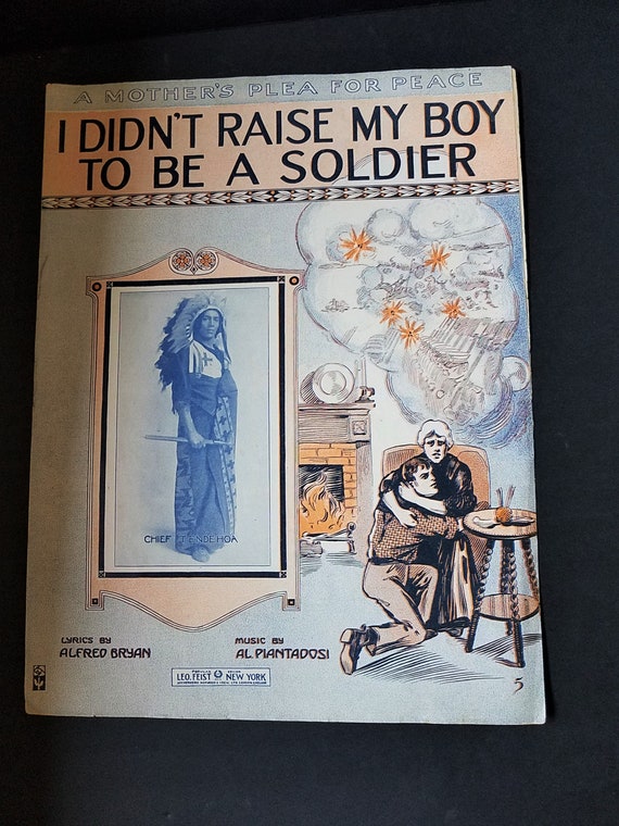 1914 Sheet Music Pacifist