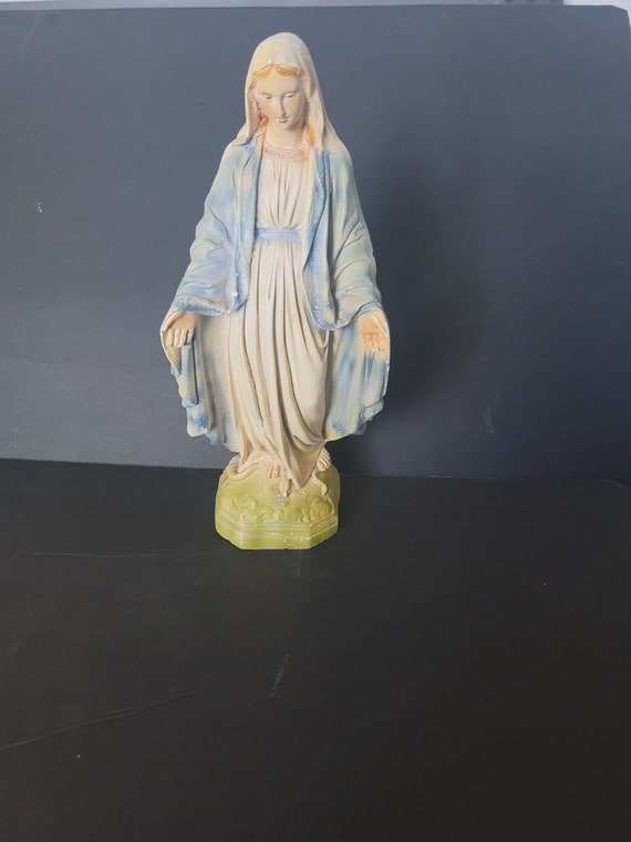 Chalkware Virgin Mary Statue