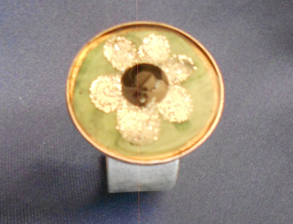 Green Flower Ring