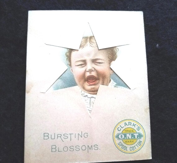 1900 Clark's Spool Cotton Trade Card
