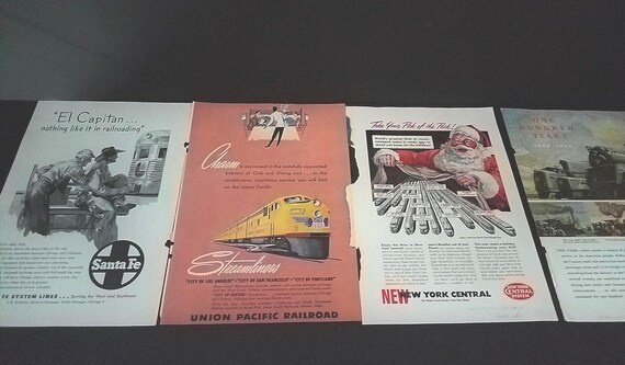 1940s Transportation Advertisements