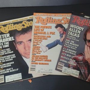 Rolling Stone Magazine 1987, 3 nummers