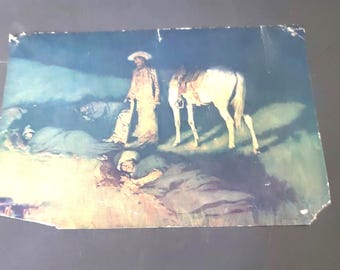 Print In from the Night Herd by Remington