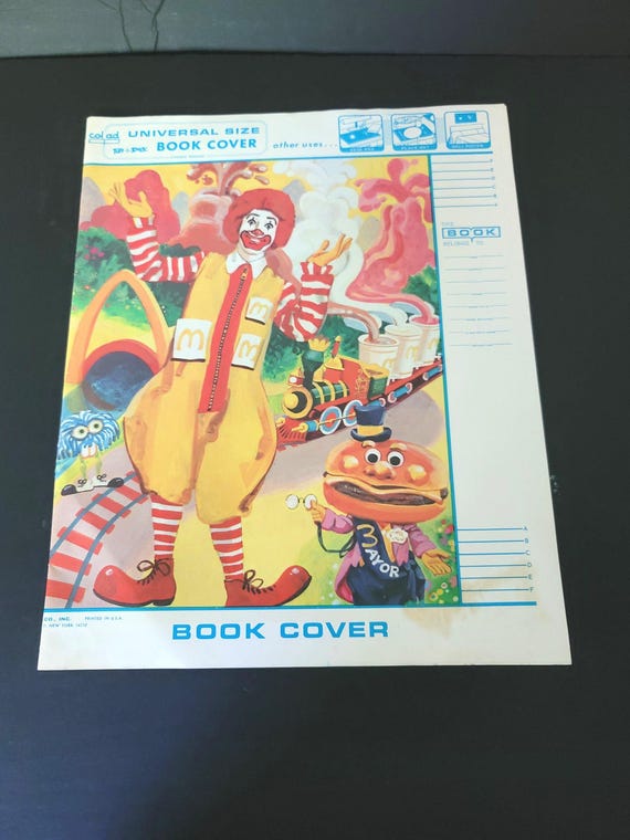 Ronald McDonalds Unused Book Cover 1966
