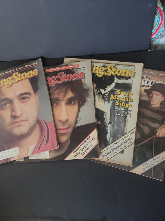 4 Issues Rolling Stone Magazine 1982
