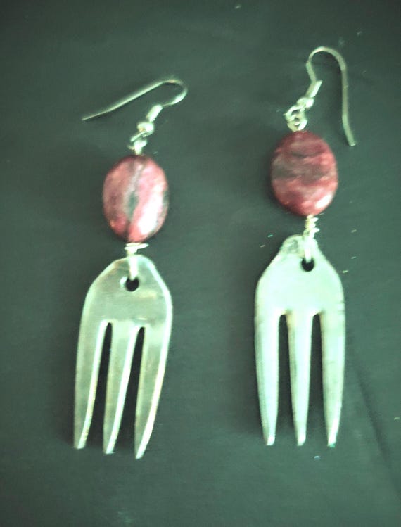 Shrimp Fork Earrings