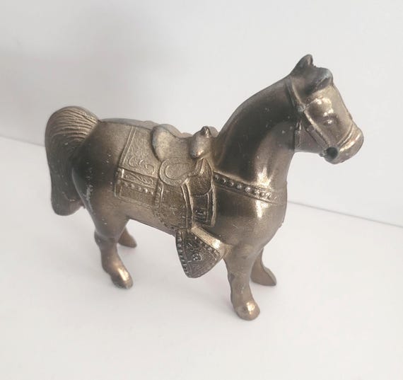 Metal Carnival Horse Mid Century