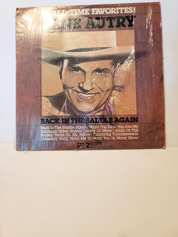 Gene Autry Back In the Saddle Again Double Album