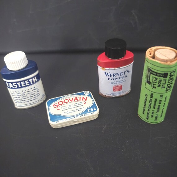 Vintage Medicine Containers 1930s