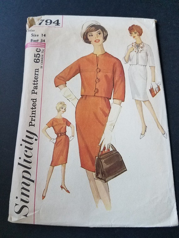 1960s Simplicity Pattern 4794