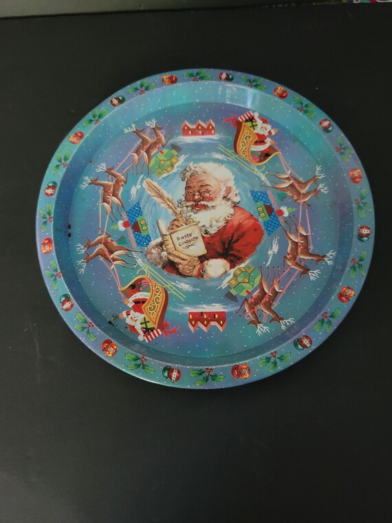 Daher Vintage Santa Tray