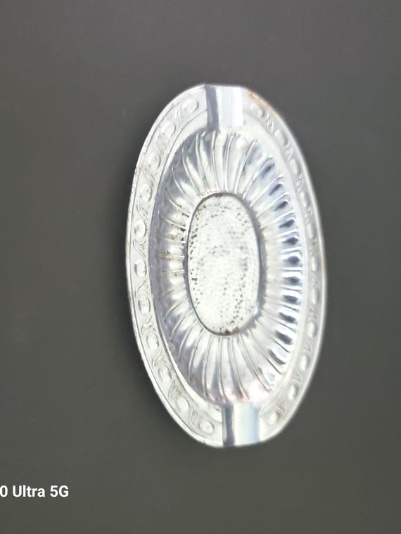 Pewter Ashtray Occupied Japan