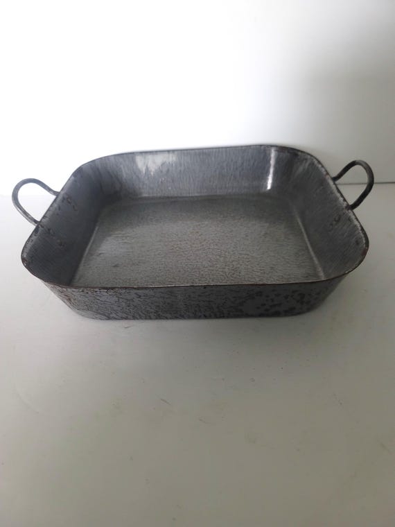 Enamelware Antique Square Pan