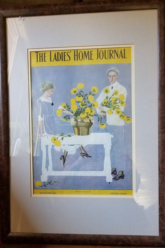 1911 Framed Ladies Home Journal Cover