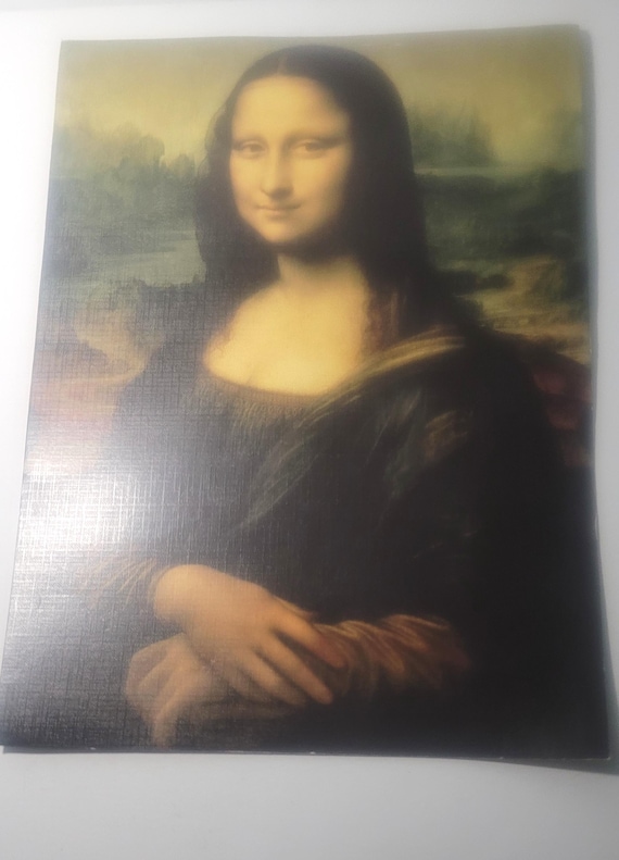 Mona Lisa Masterpiece Information Print